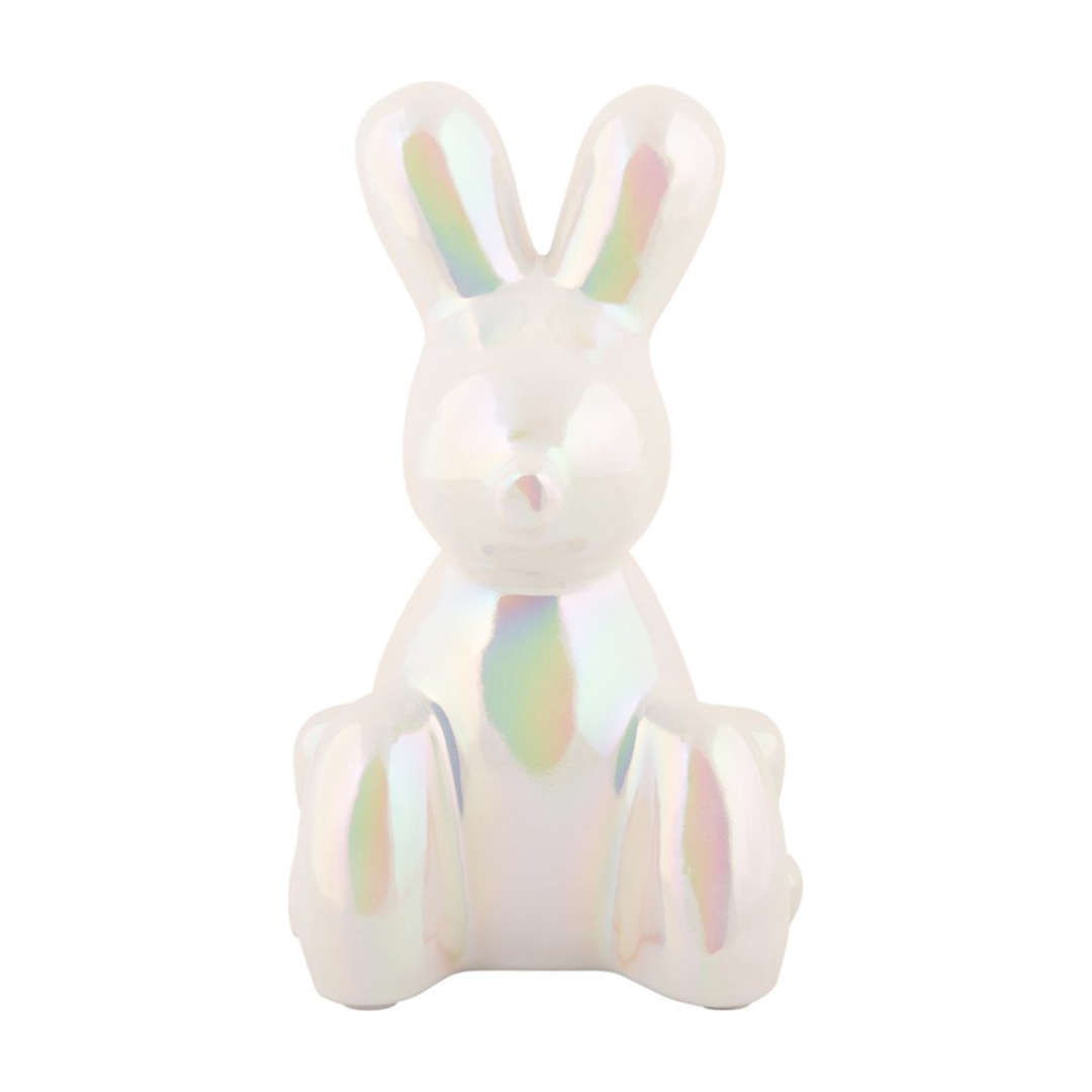 Urn Balloon Bunny - Wit